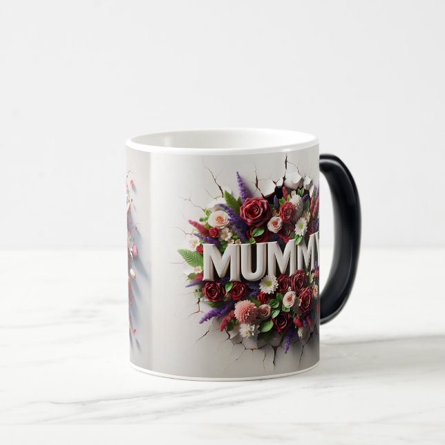 Mothers Day LOVE 3 D Verwandlungstasse (VorderseiteRechts)