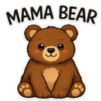 Mother's Day Mama Bear Karte