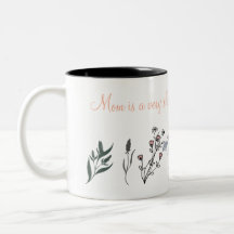 Mother's Day Mug with Sentimental Quote and Minima