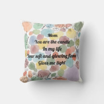 "Mother's Day Poem Throw Cushion"