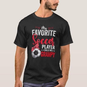 Mothers Day Soccer Player Grampy American Sport So T-Shirt