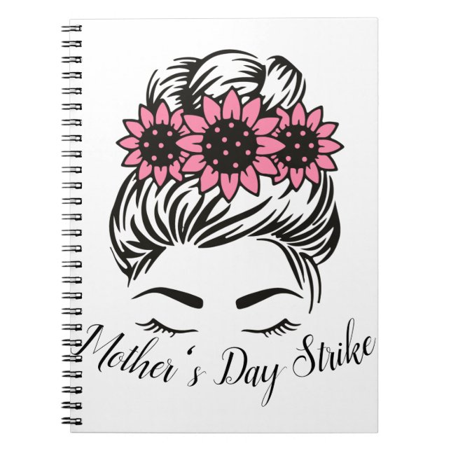 Mother's Day Strike Roe v Wade Womens Rights T-Shi Notizblock (Vorderseite)