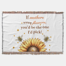 Mother's Day Throw Blanket Decke
