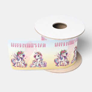 Mother's Day Unicorn-Themed Party Satinband