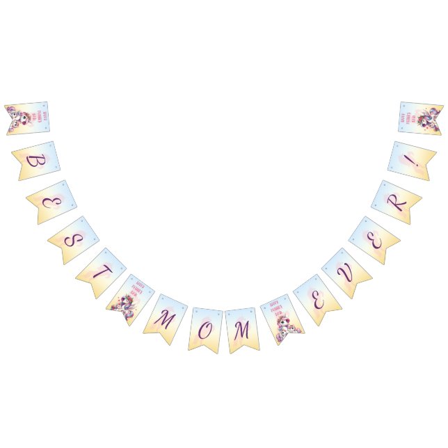 Mother's Day Unicorn-Themed Party Wimpelkette (Alle)