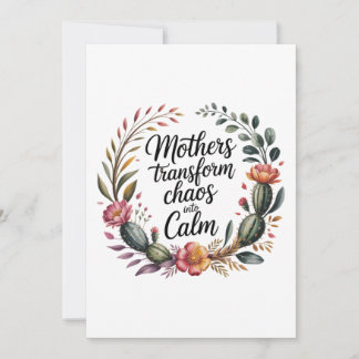 Mothers Transform Chaos Into Calm Einladung