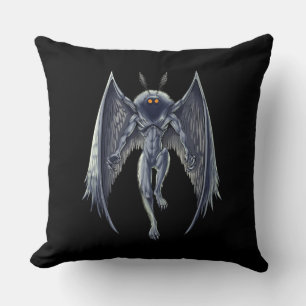 Mothman Cryptid Creature Kissen