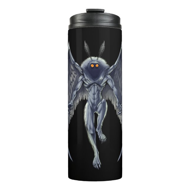 Mothman Cryptid Creature Thermosbecher (Vorderseite)