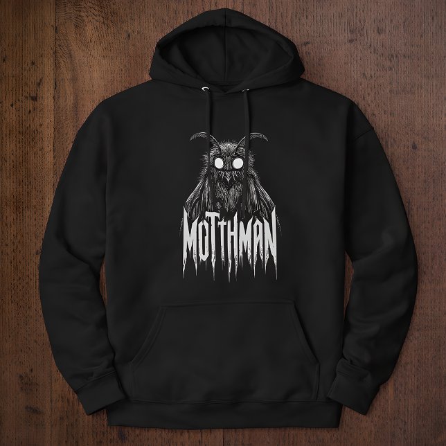 Mothman Cryptid Horror Gothic Paranormal Creature  Hoodie (Von Creator hochgeladen)