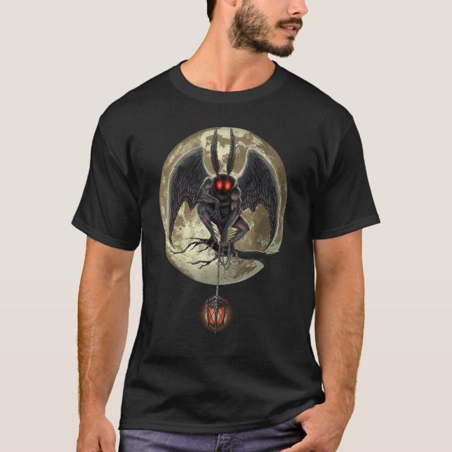 Mothman Cryptozoology Cryptid Creature Cryptozoolo T-Shirt (Vorderseite)