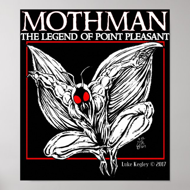 Mothman: Die Legende des Punktes angenehm Poster (Vorne)