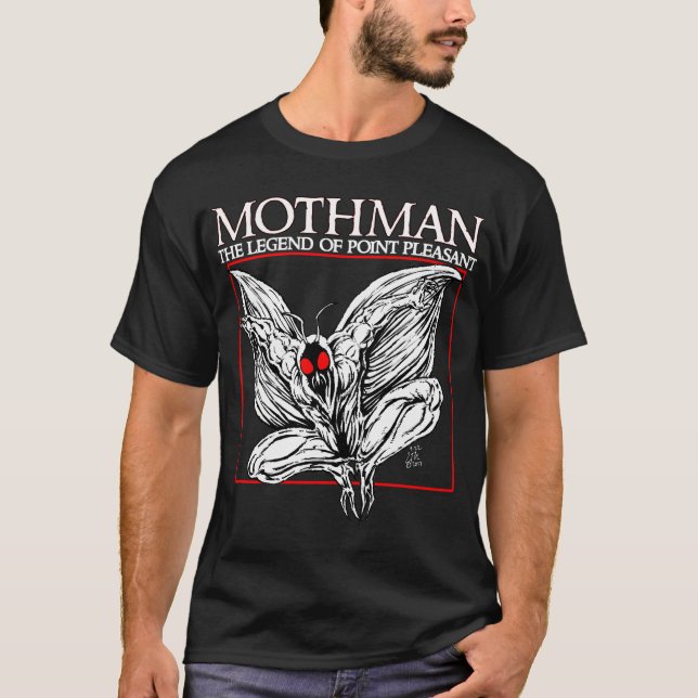 Mothman: Die Legende des Punktes angenehm T-Shirt (Vorderseite)