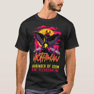 Mothman Fun Cryptid Harbinger Part Man Part Moth T-Shirt