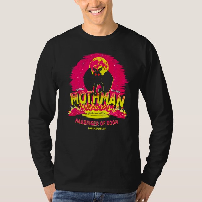 Mothman Harbinger des Schicksals Niedliche Kryptok T-Shirt (Vorderseite)