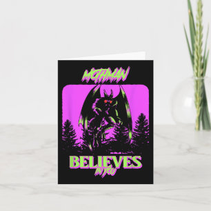 Mothman - Mothman glaubt an dein Kostüm Hallowee Karte