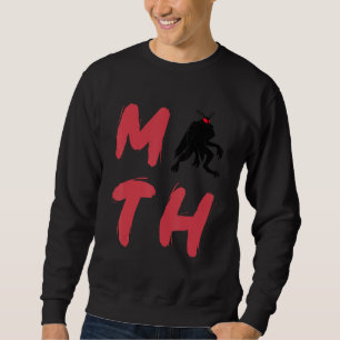 Mothman-Motte Kryptid-Monster Folklore-Kreatur Sch Sweatshirt