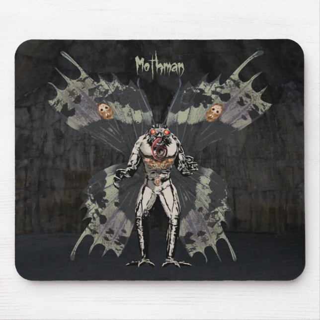 Mothman Mousepad (Vorne)