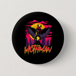 Mothman Movie Fun Cryptid Halloween Myth Monster C Button