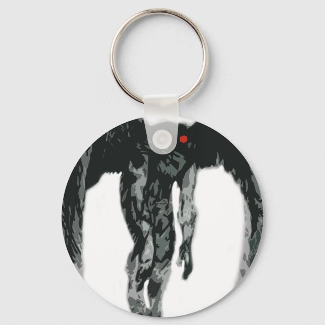 Mothman Schlüsselanhänger (Vorderseite)