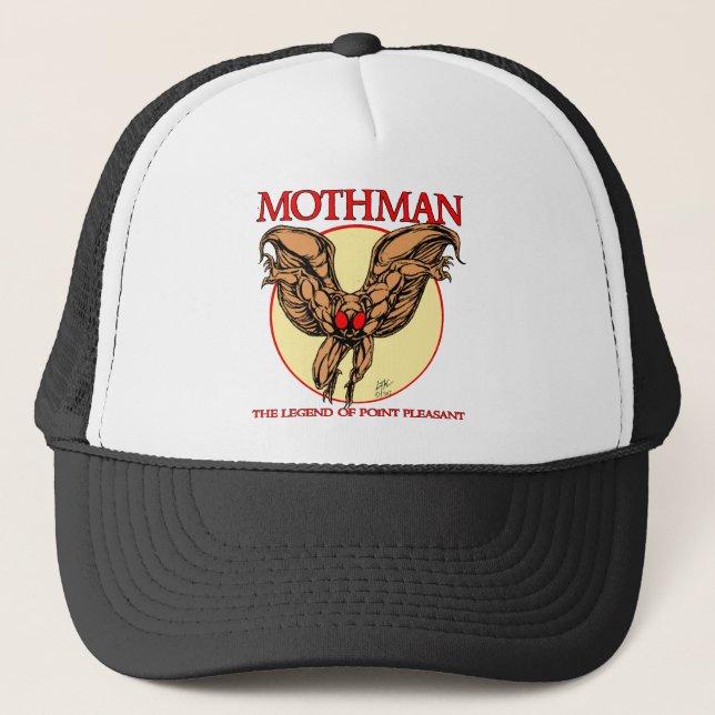 Mothman Truckerkappe (Vorderseite)