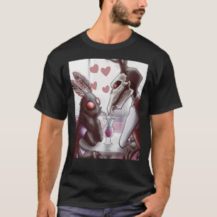 Mothman und Jersey Devil On a Date Graphic T-Shir T-Shirt