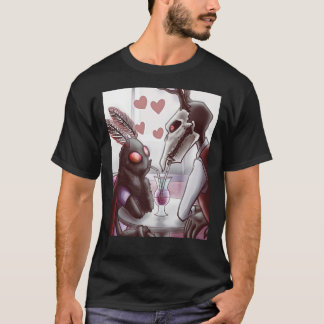 Mothman und Jersey Devil On a Date Graphic T-Shir T-Shirt