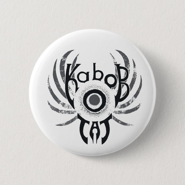 Mothmen Knopf Button (Vorderseite)