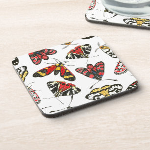 Moths Getränkeuntersetzer