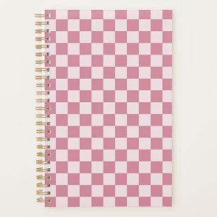 Motif à carreaux rose poussiéreux