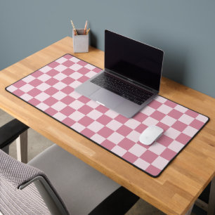 Motif à carreaux rose poussiéreux