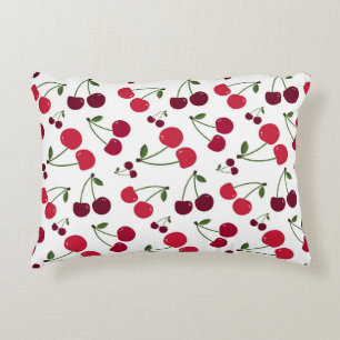 motif à cerise fine Accent Coussin
