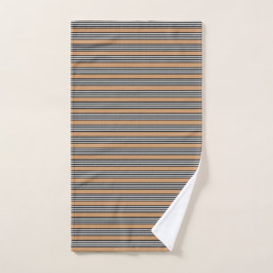Motif à cinq bandes noir et blanc avec bronzage
