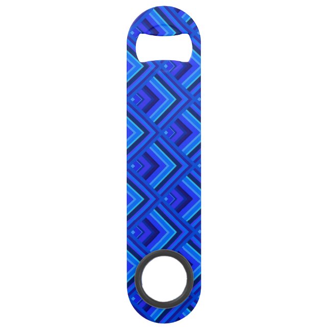 Motif à échelle à bandes bleues (Devant)