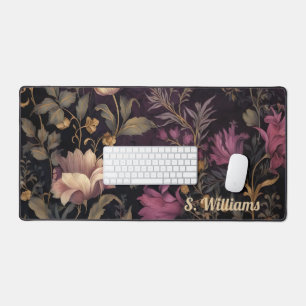 motif à fleurs foncées personnalisé