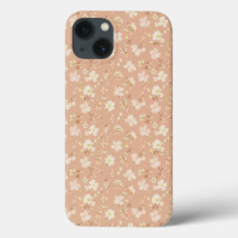 Motif à fleurs iPhone 13 Coque