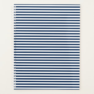 motif à rayures blanches bleu marine