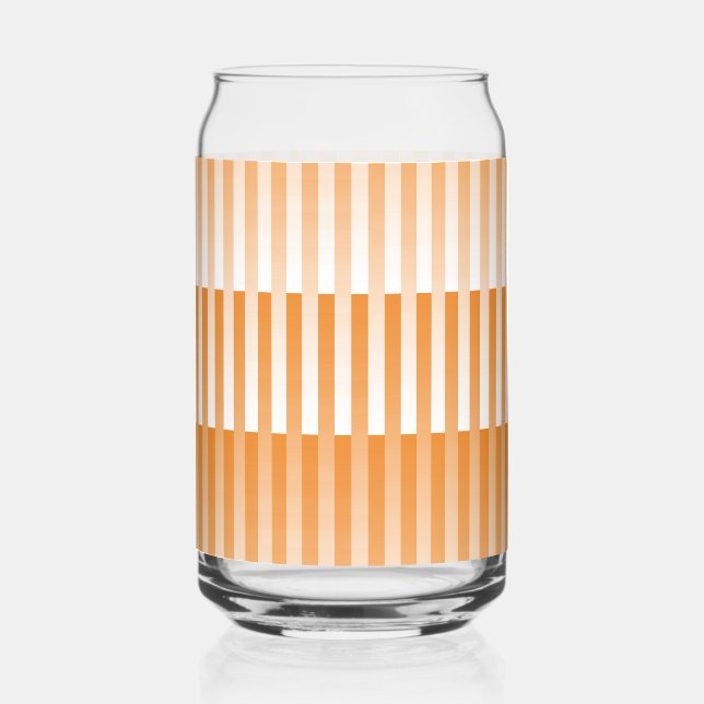 Motif à rayures blanches orange (Recto)