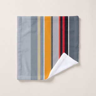 Motif à rayures multicolores bleu jaune rouge