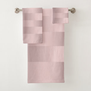 motif à rayures rose-or
