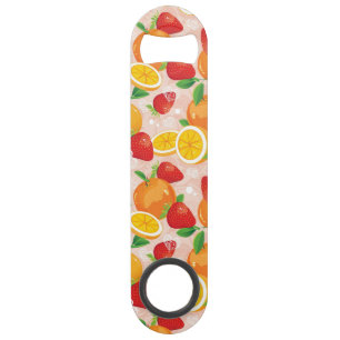 Motif abstrait avec la fraise
