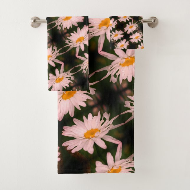 Motif Abstrait blanc Fleur de marguerite (En situation)