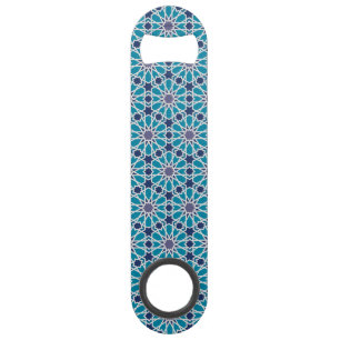 Motif abstrait dans bleu et gris
