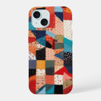 Motif abstrait de courtepointe patchwork