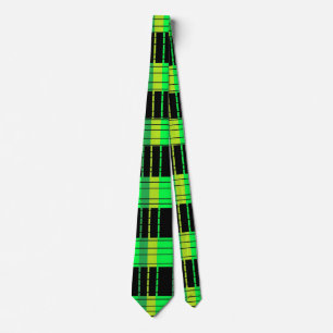Motif Abstrait de Cravate vert et noir