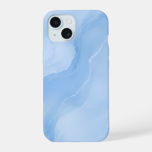Motif Abstrait de Marbre Bleu Clair