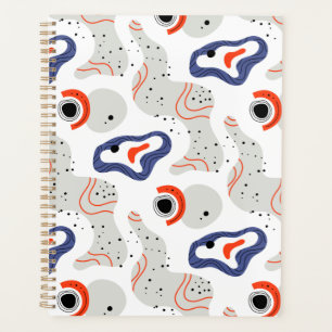 Motif Abstrait des tourbillons et des cercles