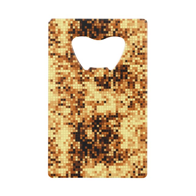 Motif Abstrait en mosaïque d'or (Devant)