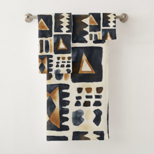 Motif Abstrait en tissu de boue