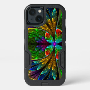 Motif Abstrait en verre à taches florales