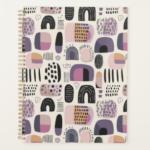 Motif abstrait géométrique bohème